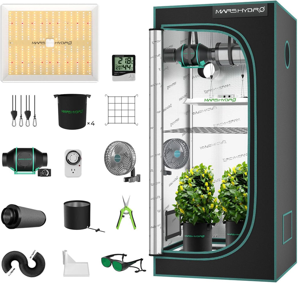 Mars Hydro TS 1000 80x80x160 cm + Thermostatregler