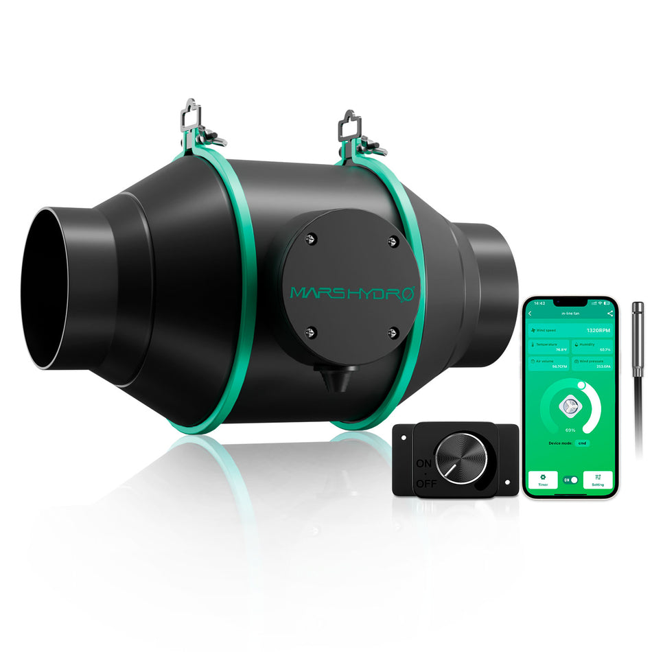 Mars Hydro iFresh 4-Zoll Smart Inline-Kanalventilator
