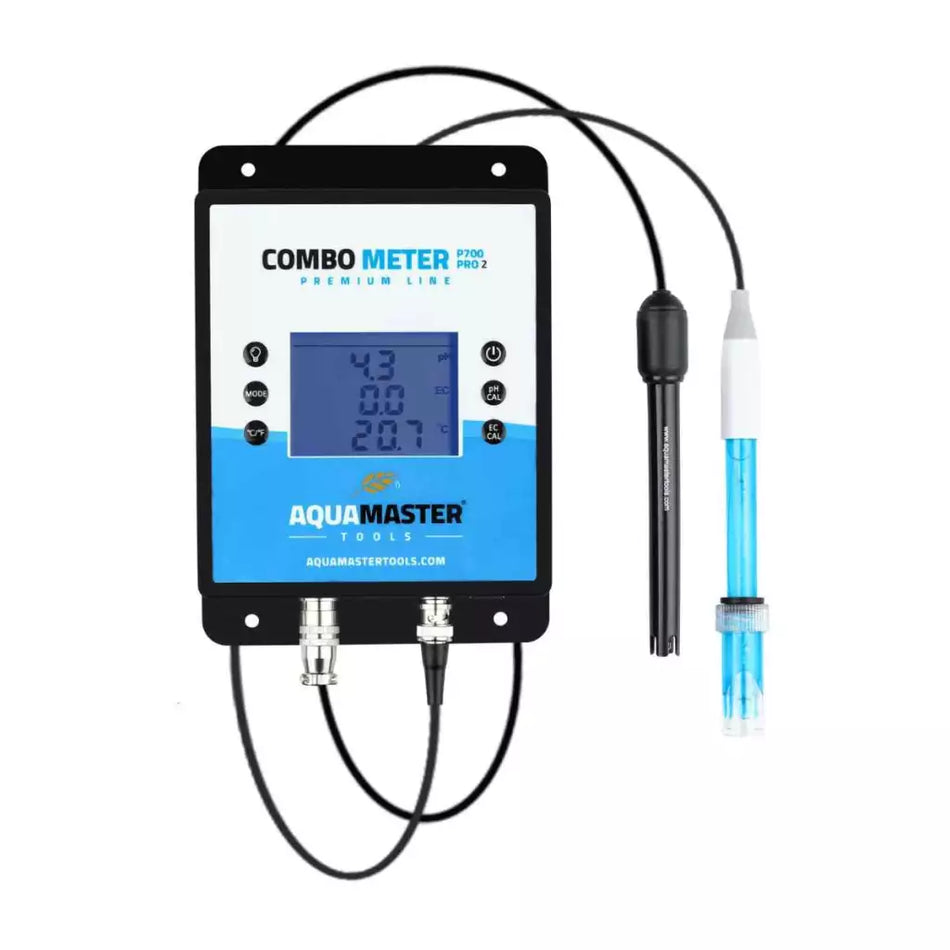Aqua Master Tools | pH, EC, TDS & PPM - Monitormessgerät | P700 Pro 2 (Combo)